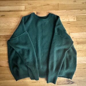 Vince Camuto Women’s Forest Green Crewneck Sweater